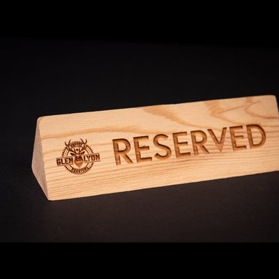 Reserved table signs
