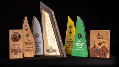 Wooden trophies