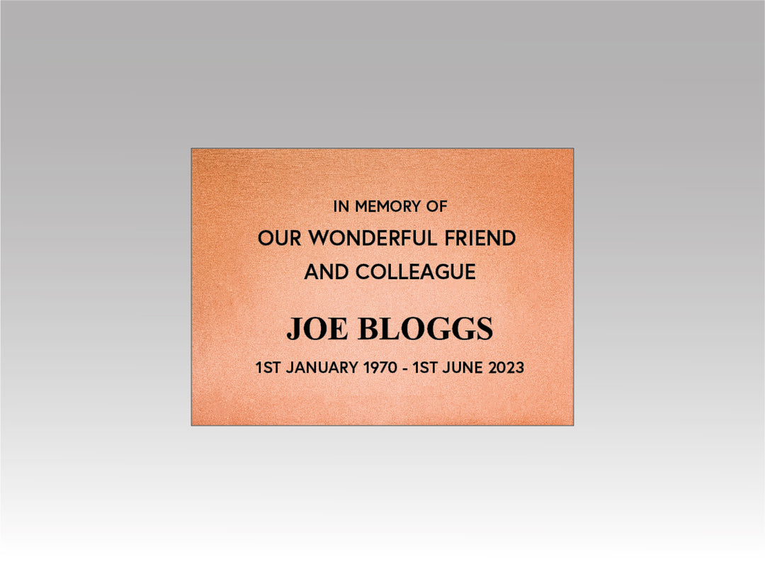 Commemorative Plaque