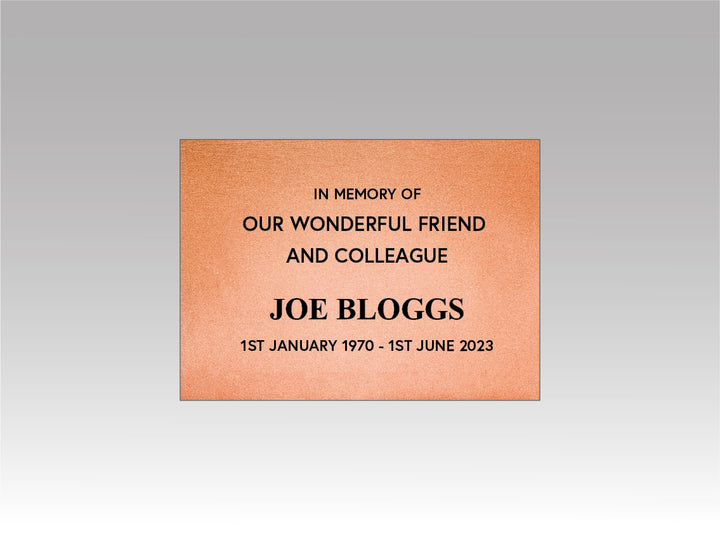 Commemorative Plaque