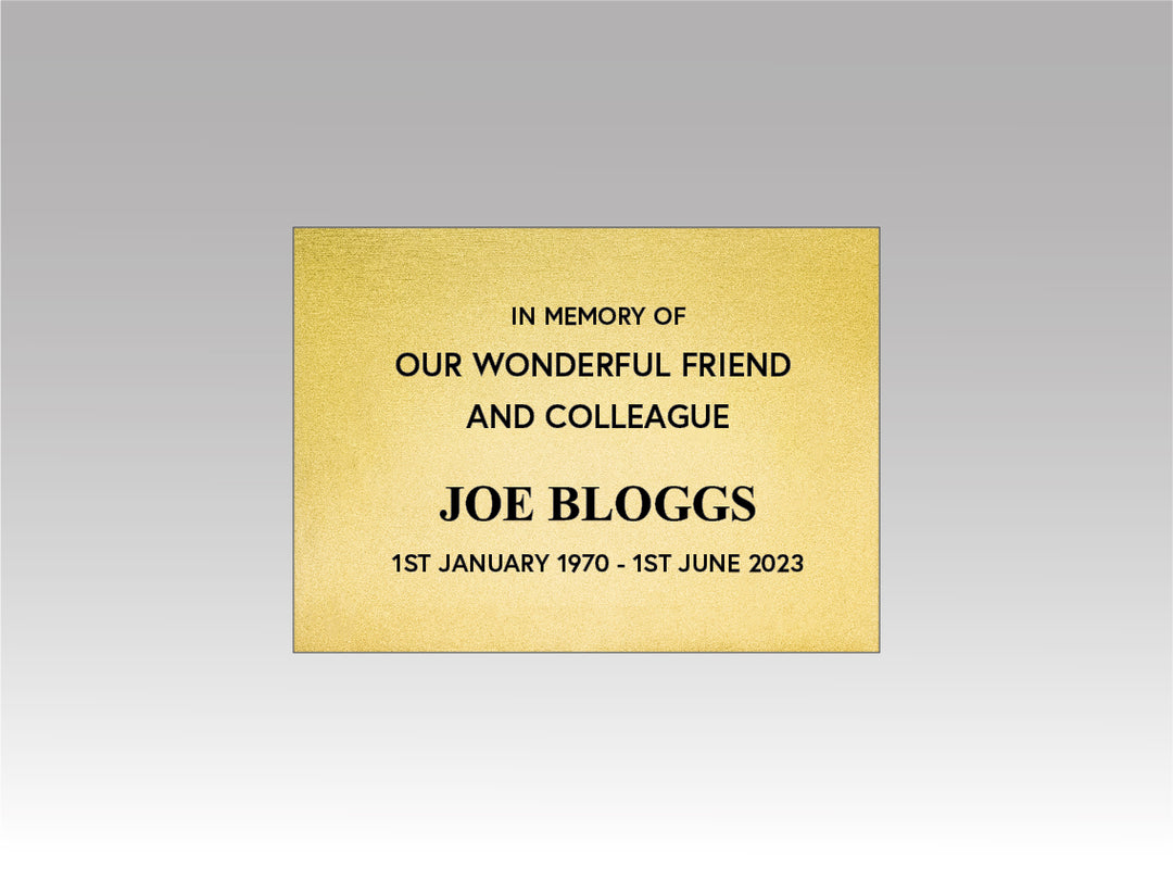 Commemorative Plaque
