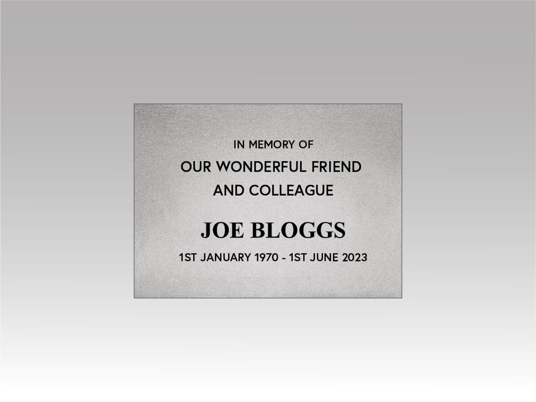 Commemorative Plaque