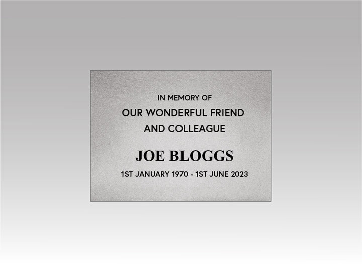Commemorative Plaque