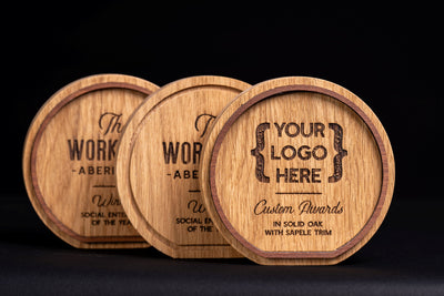 Circular Oak Trophy