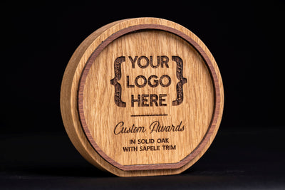 Circular Oak Trophy