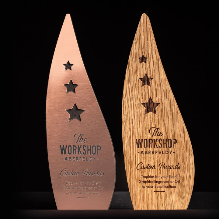 Medium Teardrop Trophies