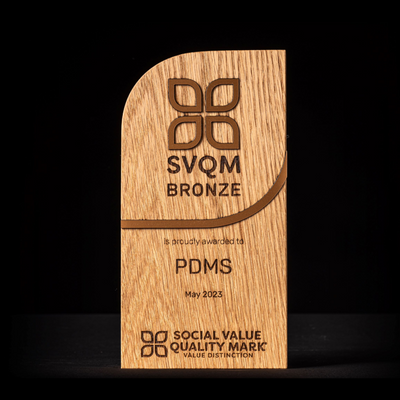Oak Block Award Trophy