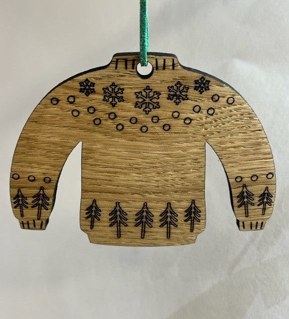 Personalised Christmas Jumper Decoration