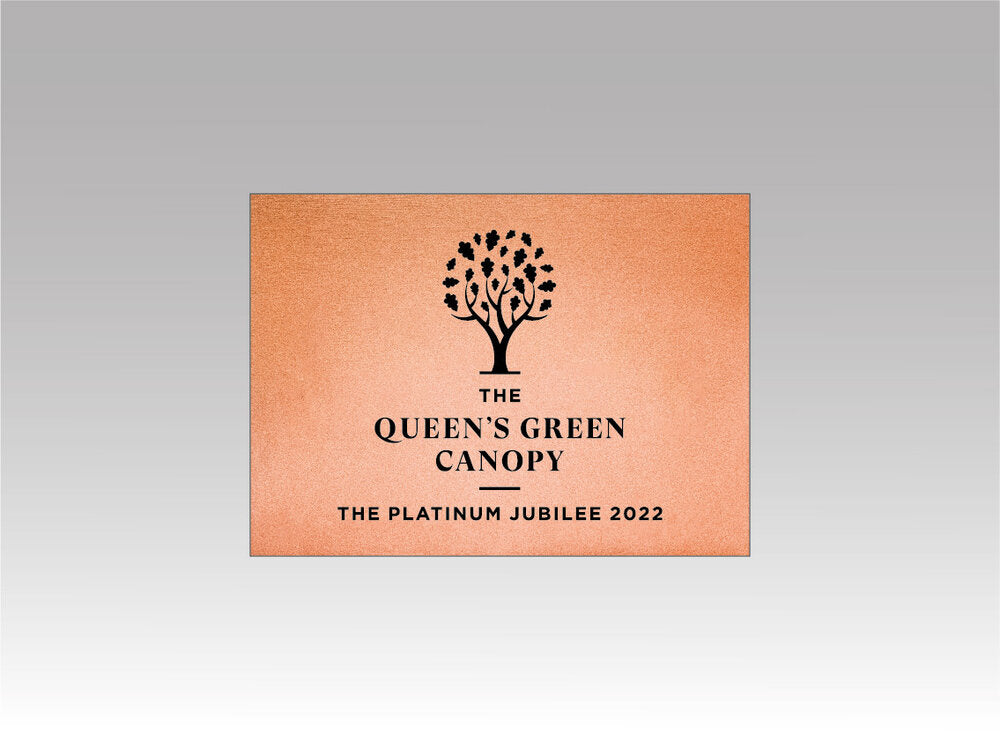 Queen's Green Canopy Plaque
