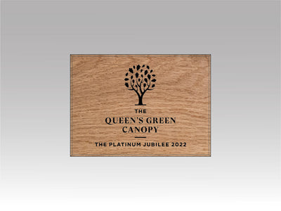 Queen's Green Canopy Plaque