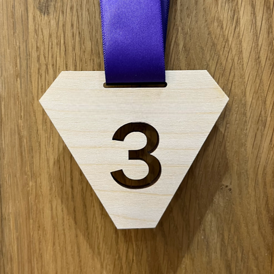 Eco Wooden Place medals