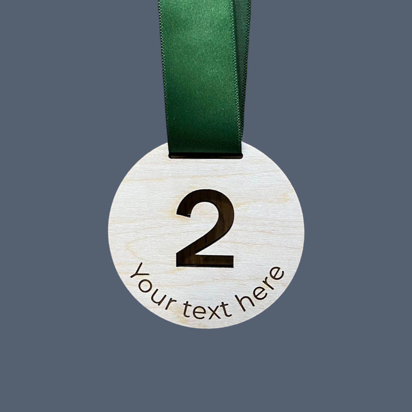 Personalised Wooden Eco Place Medals