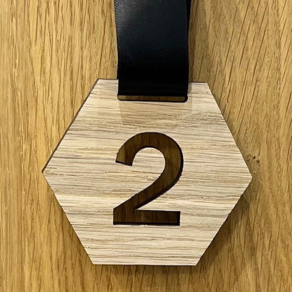 Oak veneer Eco Place Medals