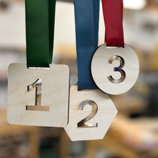Eco Wooden Place medals
