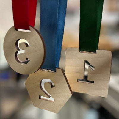 Eco Wooden Place medals