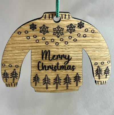 Personalised Christmas Jumper Decoration