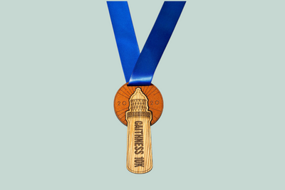 Bespoke Wooden Medal - Deluxe